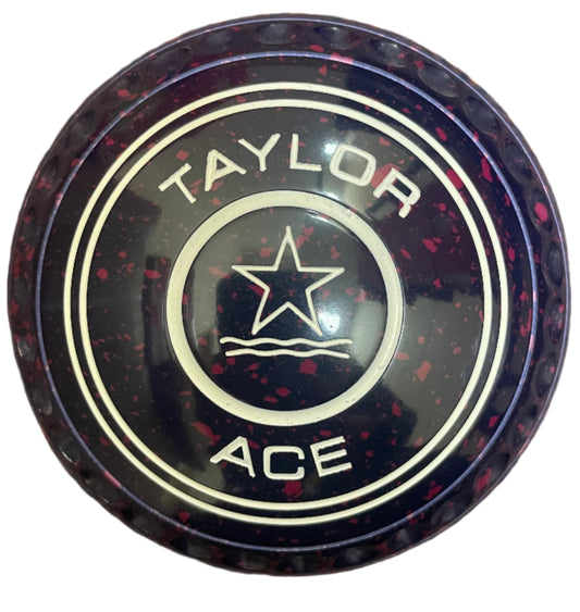 Taylor Ace 0000H Dark Blue Magenta Bowls with Star Emblem.