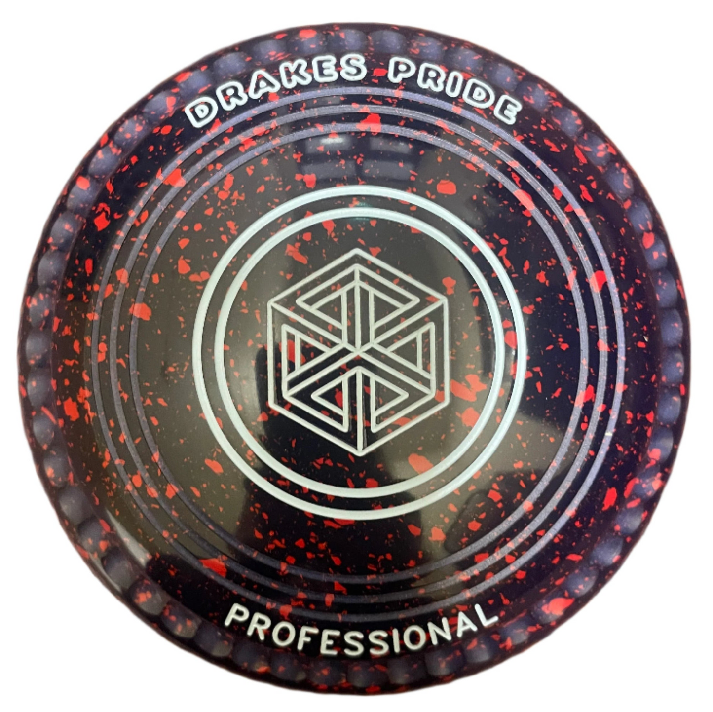 Drakes Pride Pro 50 0H Blue Red Geometric Emblem REAR