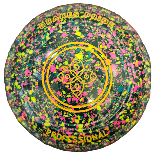 Drakes Pride Professional 2H Green Green Fluorescent Geometric Emblem BACK