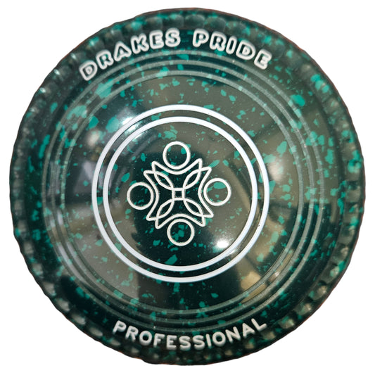 Drakes Pride Pro 50 1H Green Green Geometric Emblem BACK