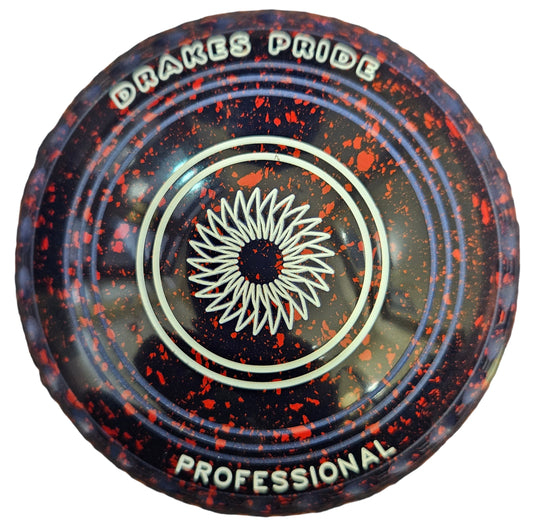 Drakes Pride Professional 1H Dark Blue Magenta Geometric Emblem BACK