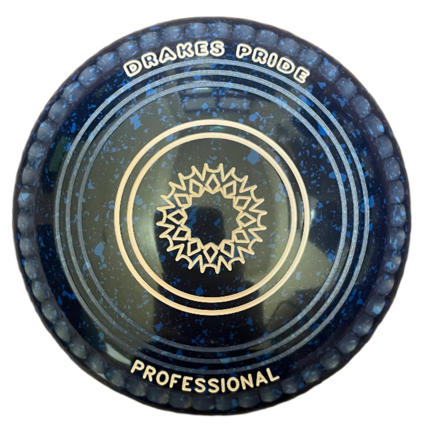 Drakes Pride Pro 50 00H Blue Blue Geometric Emblem