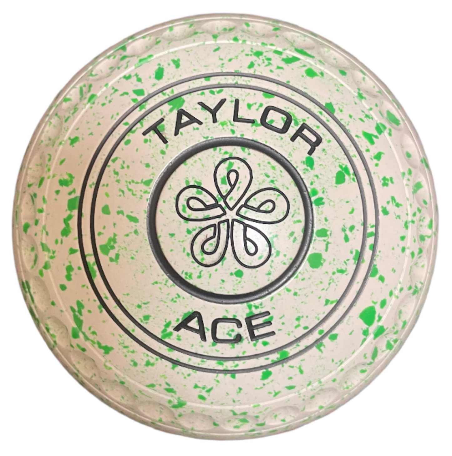 Taylor Ace 0H White Lime Geometric Emblem