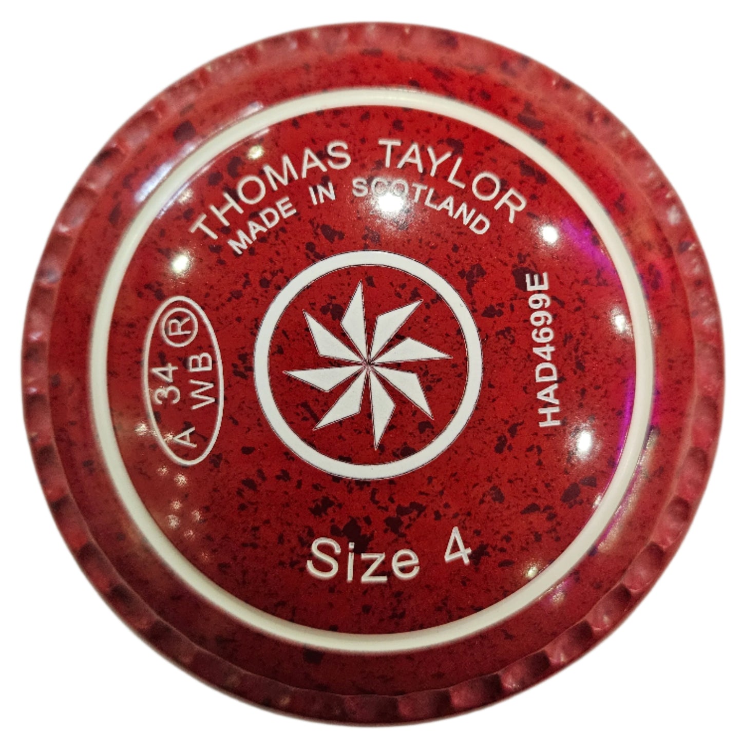 Taylor Ace 4H Cherry Red Pinwheel Emblem Xtreme Grip (D)