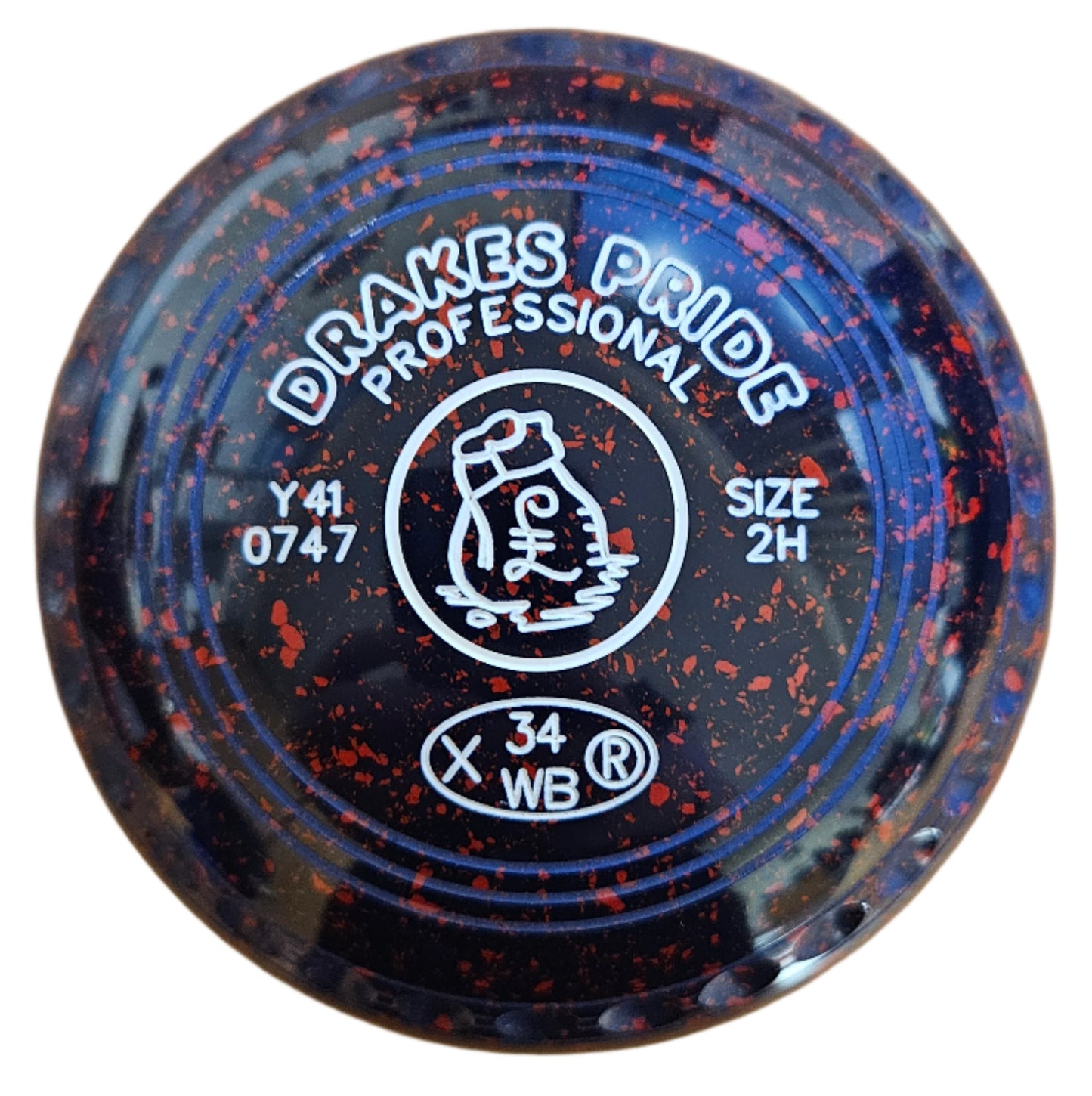 Drakes Pride Professional 2H Blue Red Money Bag Emblem FRONT