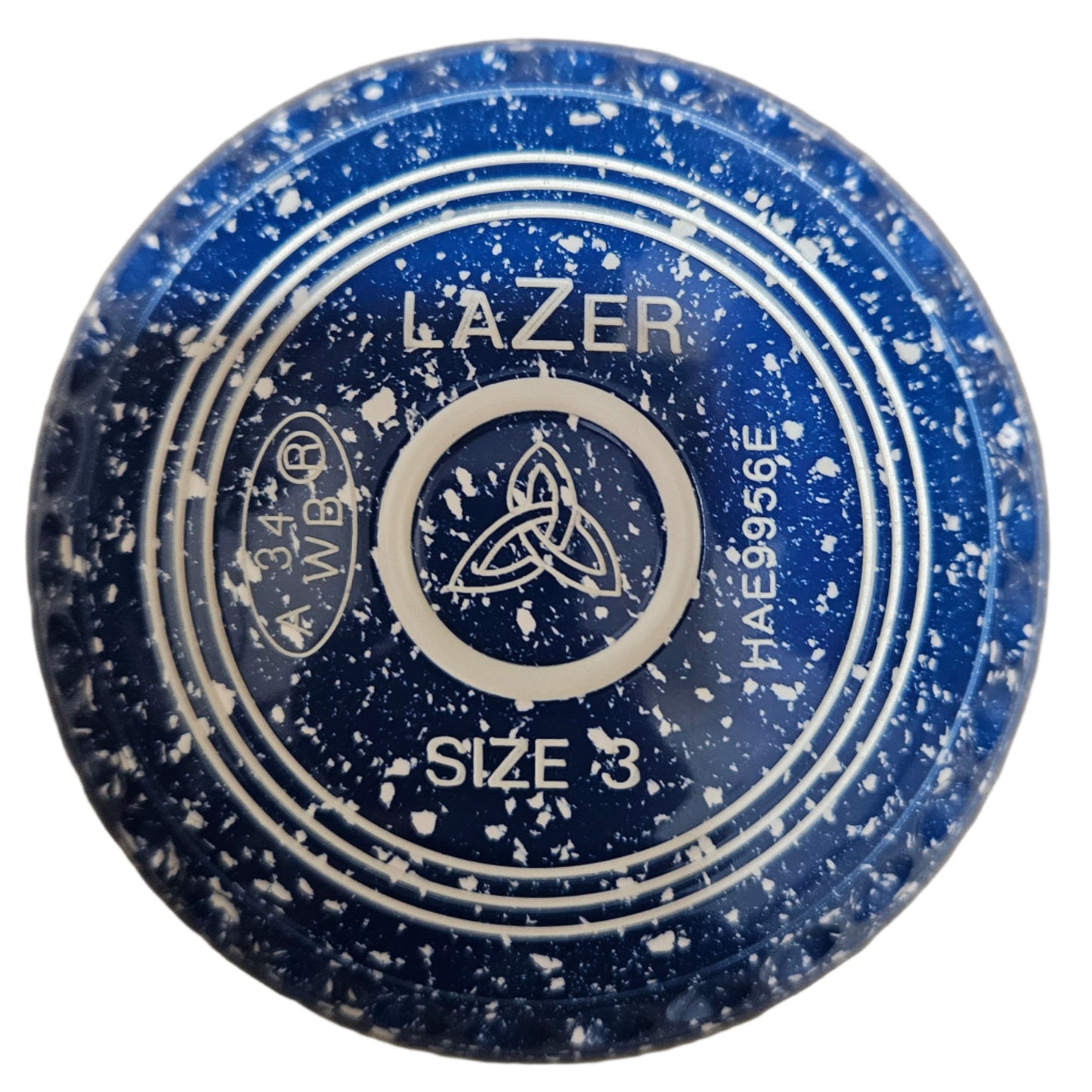 Taylor Lazer 3H Blue White Geometric Emblem
