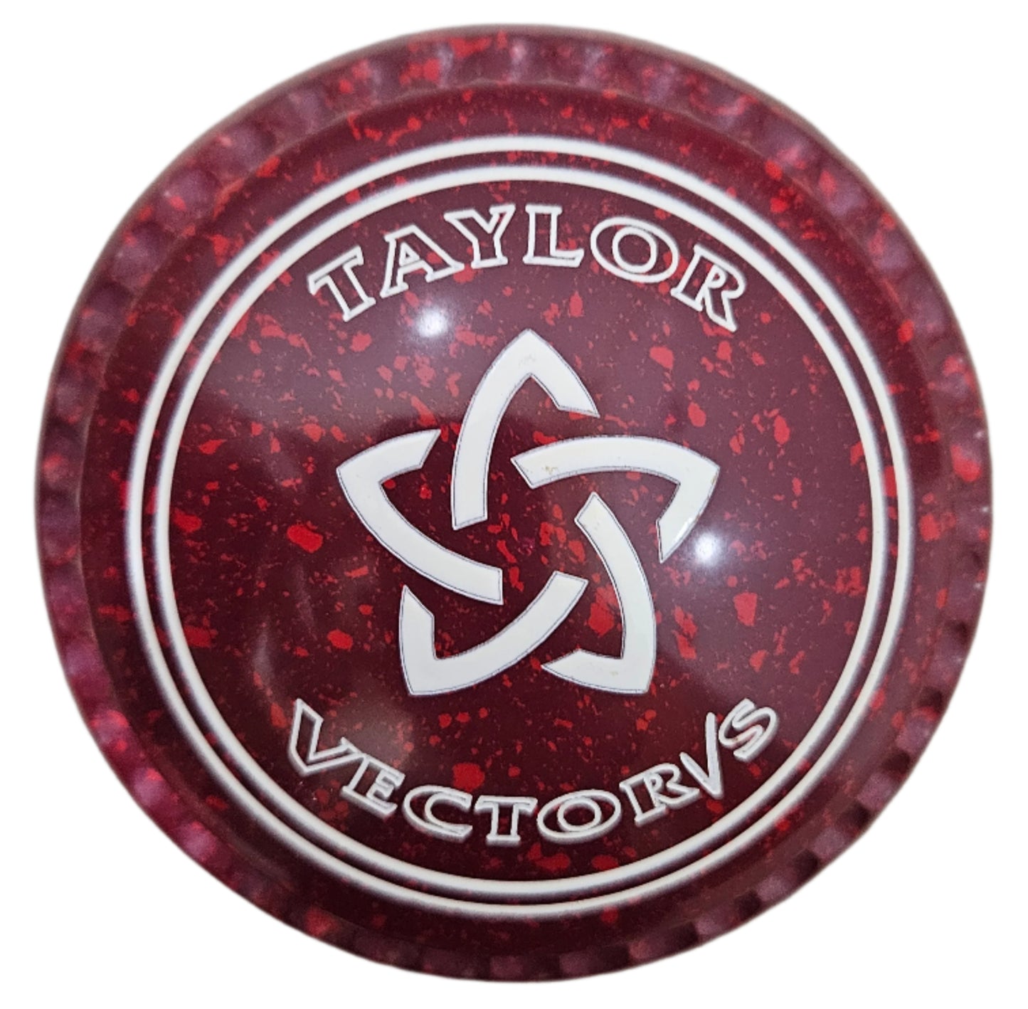 Taylor Vector Vs 00H Maroon Red Star Emblem Xtreme Grip REAR