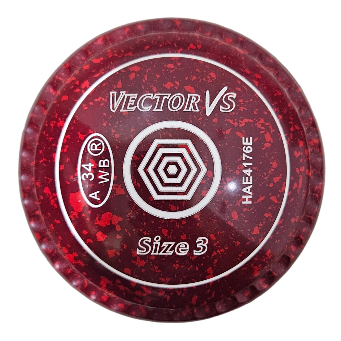 Taylor Vector Vs 3H Maroon Red Geometric Hexagon Emblem Xtreme Grip