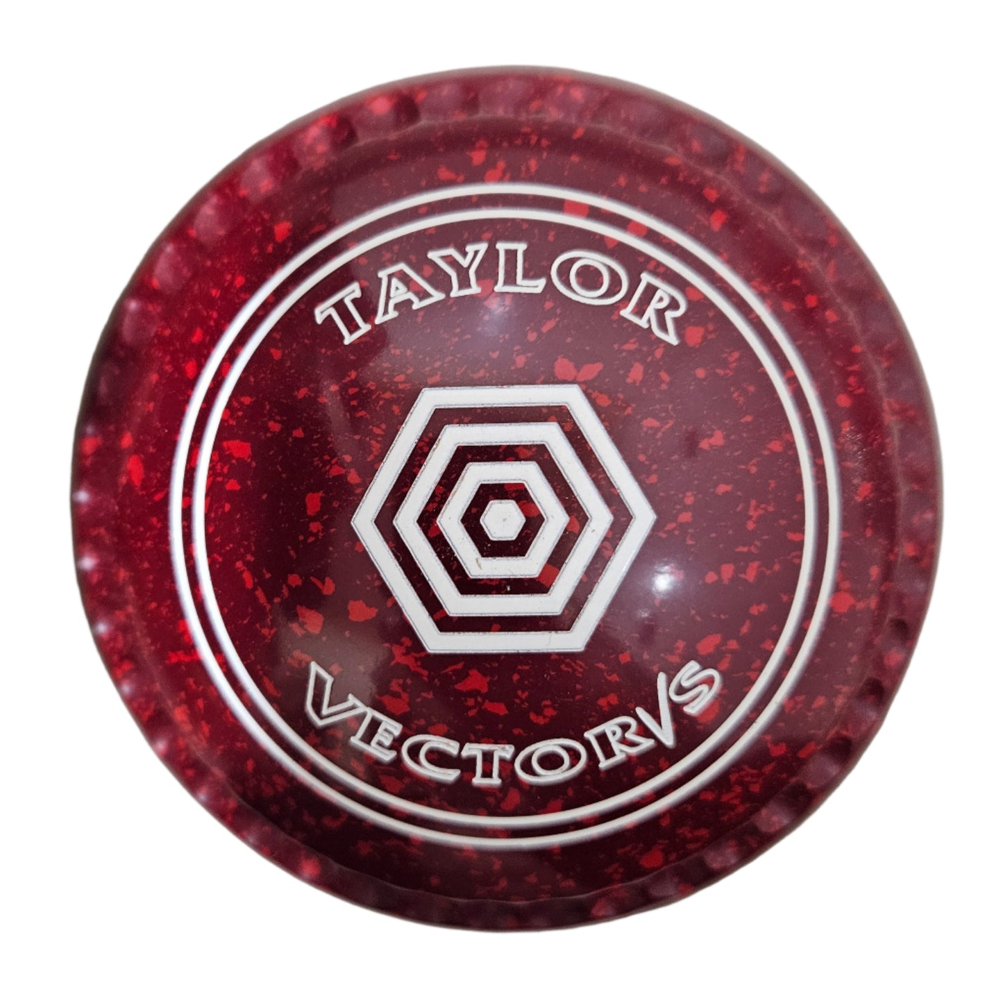 Taylor Vector Vs 3H Maroon Red Geometric Hexagon Emblem Xtreme Grip