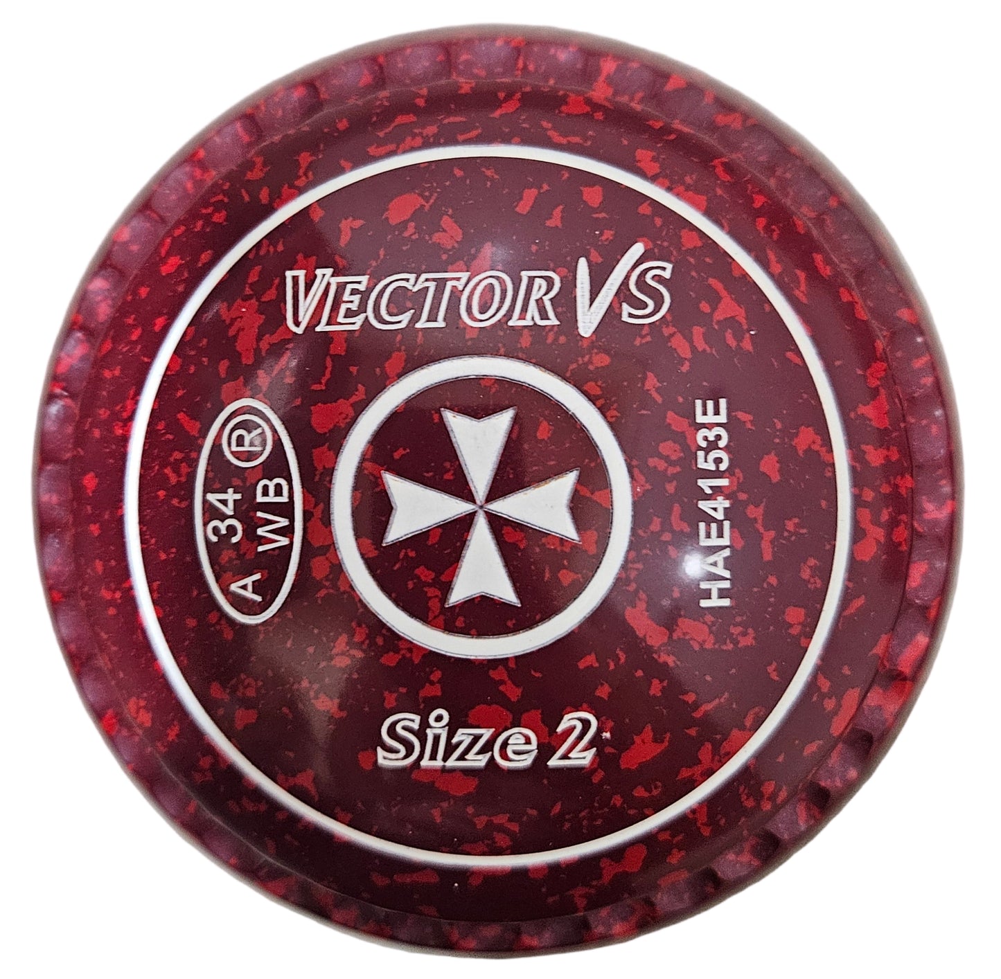 Taylor Vector Vs 2H Maroon Red Geometric Cross Emblem Xtreme Grip FRONT