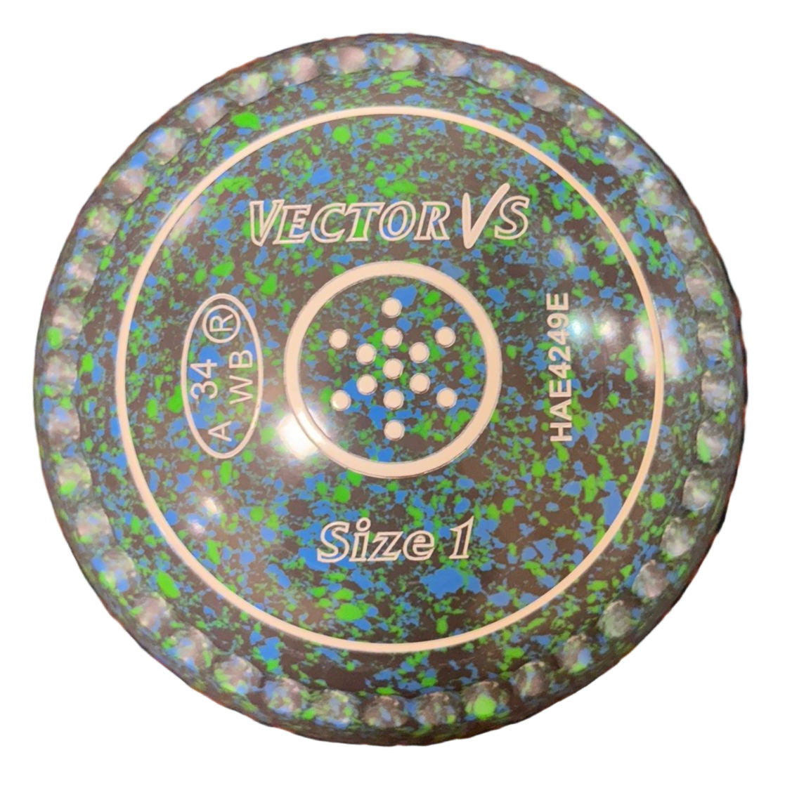 Taylor Vector Vs 1H Iced Lime Geometric Spots Emblem Xtreme Grip