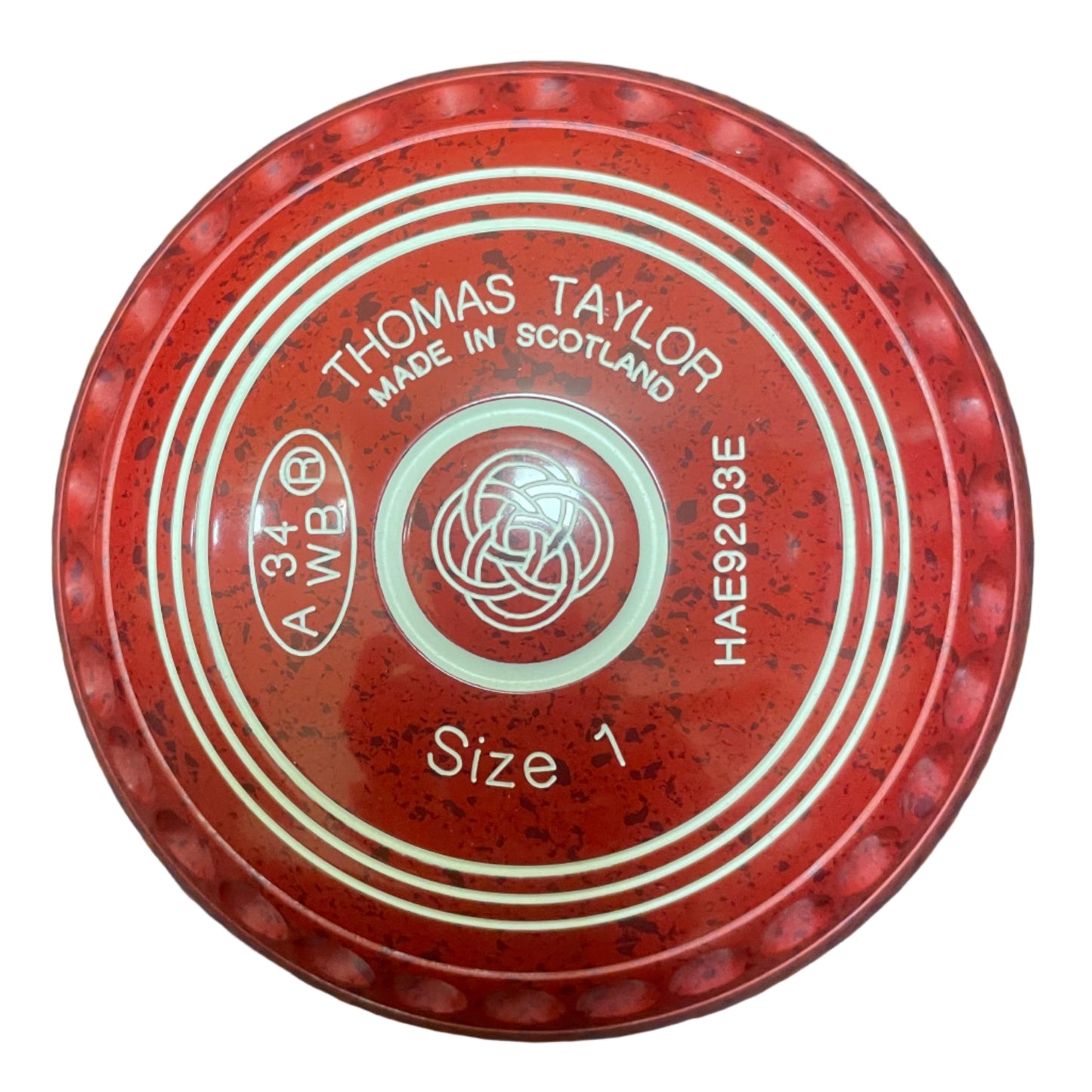 Taylor Ace 1H Cherry Red Geometric Emblem Front