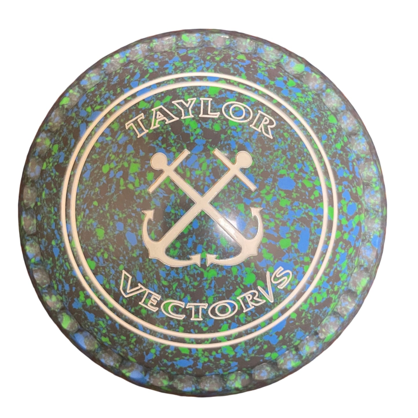 Taylor Vector Vs 2H Iced Lime Anchor Emblem Xtreme Grip Back