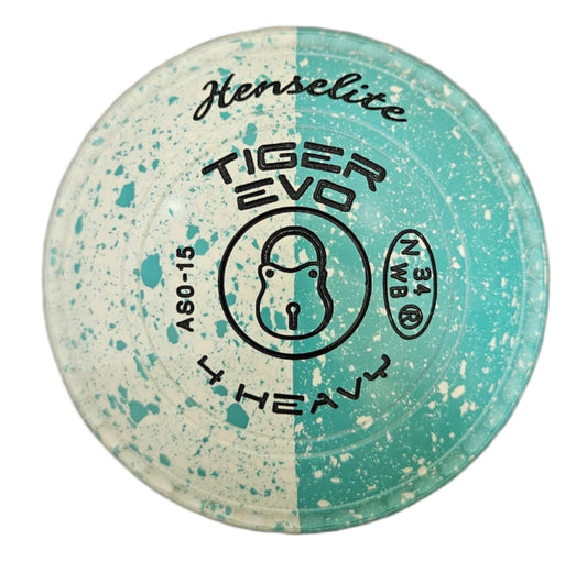 Henselite Tiger Evo 4H Peppermint Duo Limited Edition Bowls