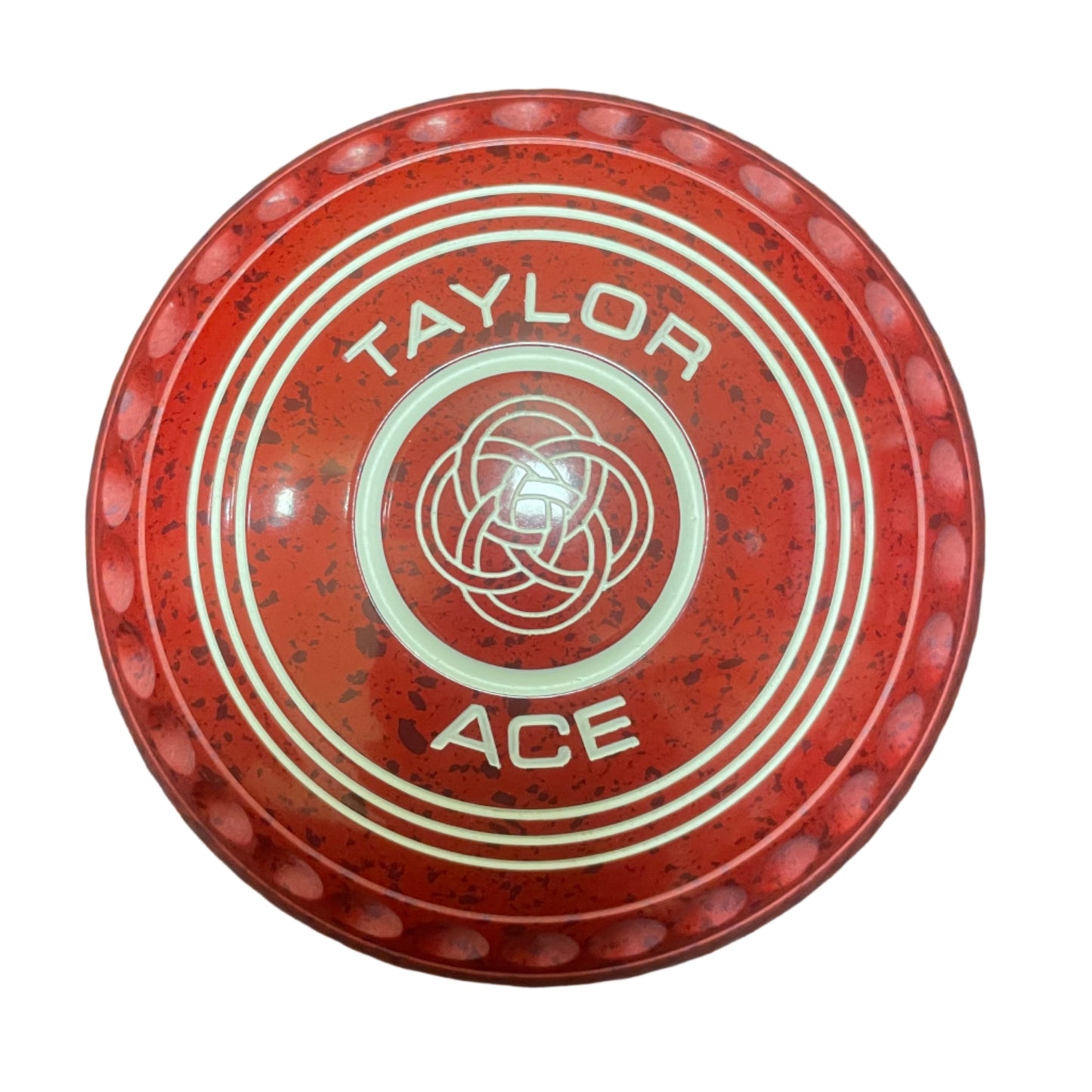 Taylor Ace 1H Cherry Red Geometric Emblem Back