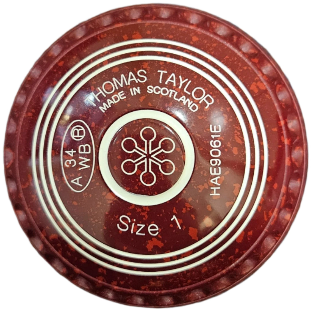Taylor Ace 1H Maroon Red Geometric Emblem