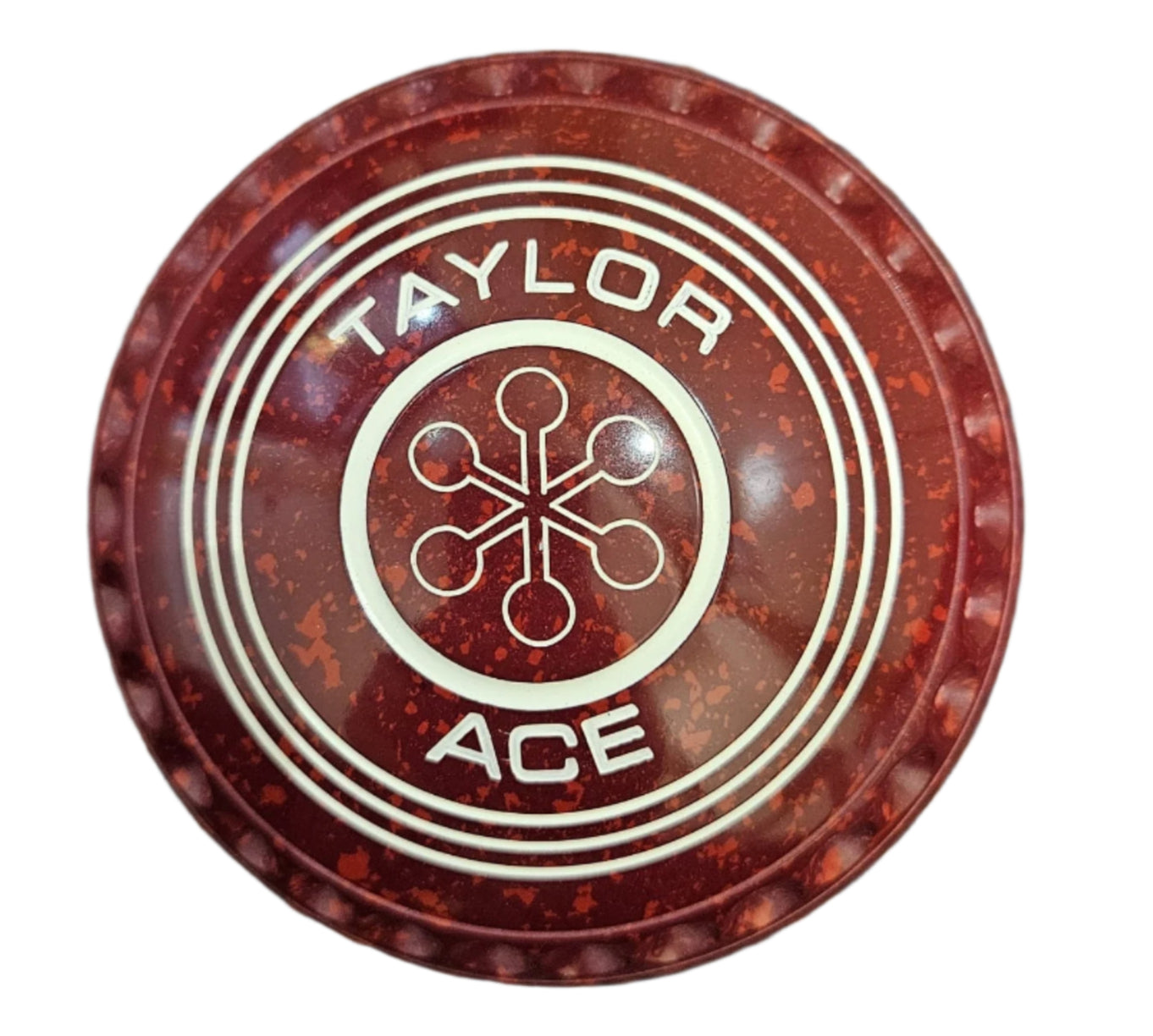 Taylor Ace 1H Maroon Red Geometric Emblem