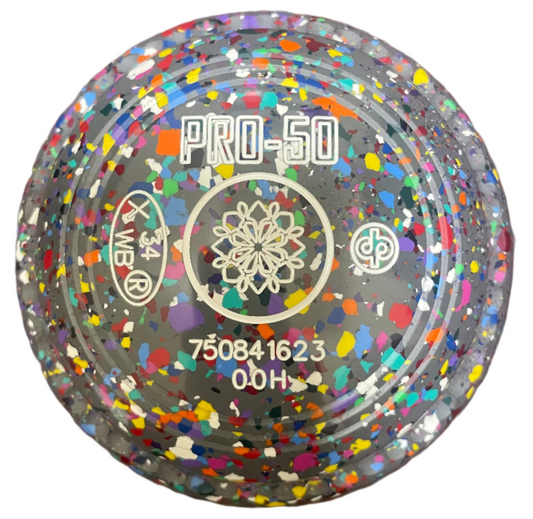 Drakes Pride Pro 50 00H Grey White Harlequin FRONT