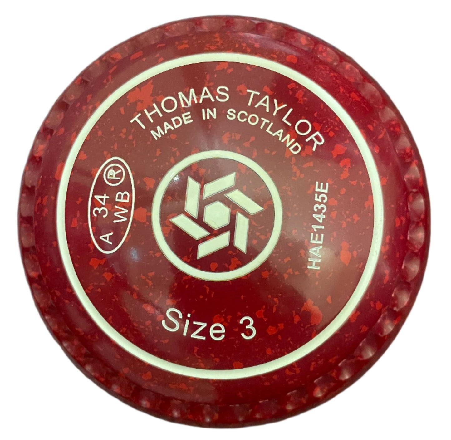 Taylor Ace 3H Maroon Red Geometric Emblem Xtreme Grip