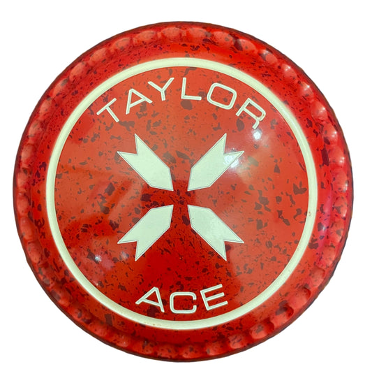 Taylor Ace 0H Cherry Red Geometric Emblem Xtreme Grip Back