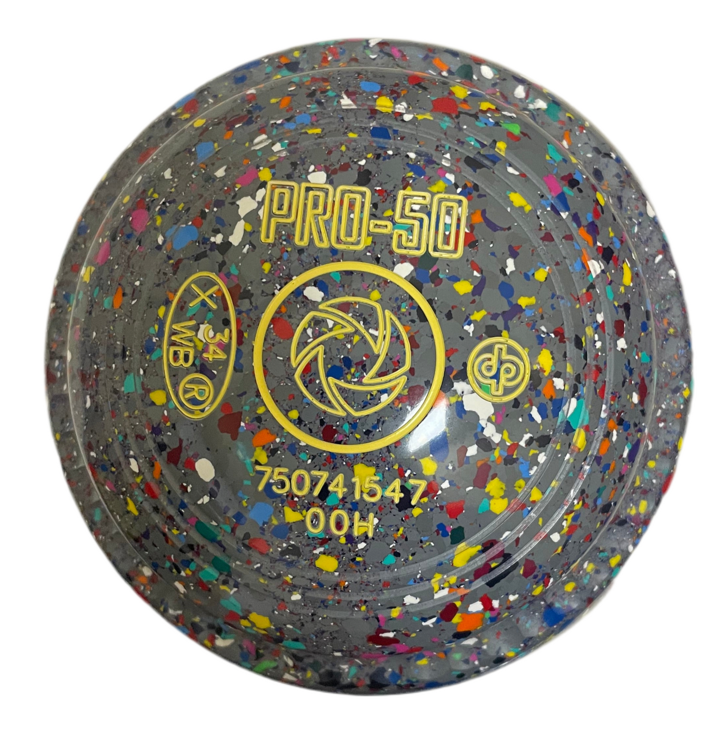 Drakes Pride Pro 50 00H Grey Yellow Harlequin FRONT