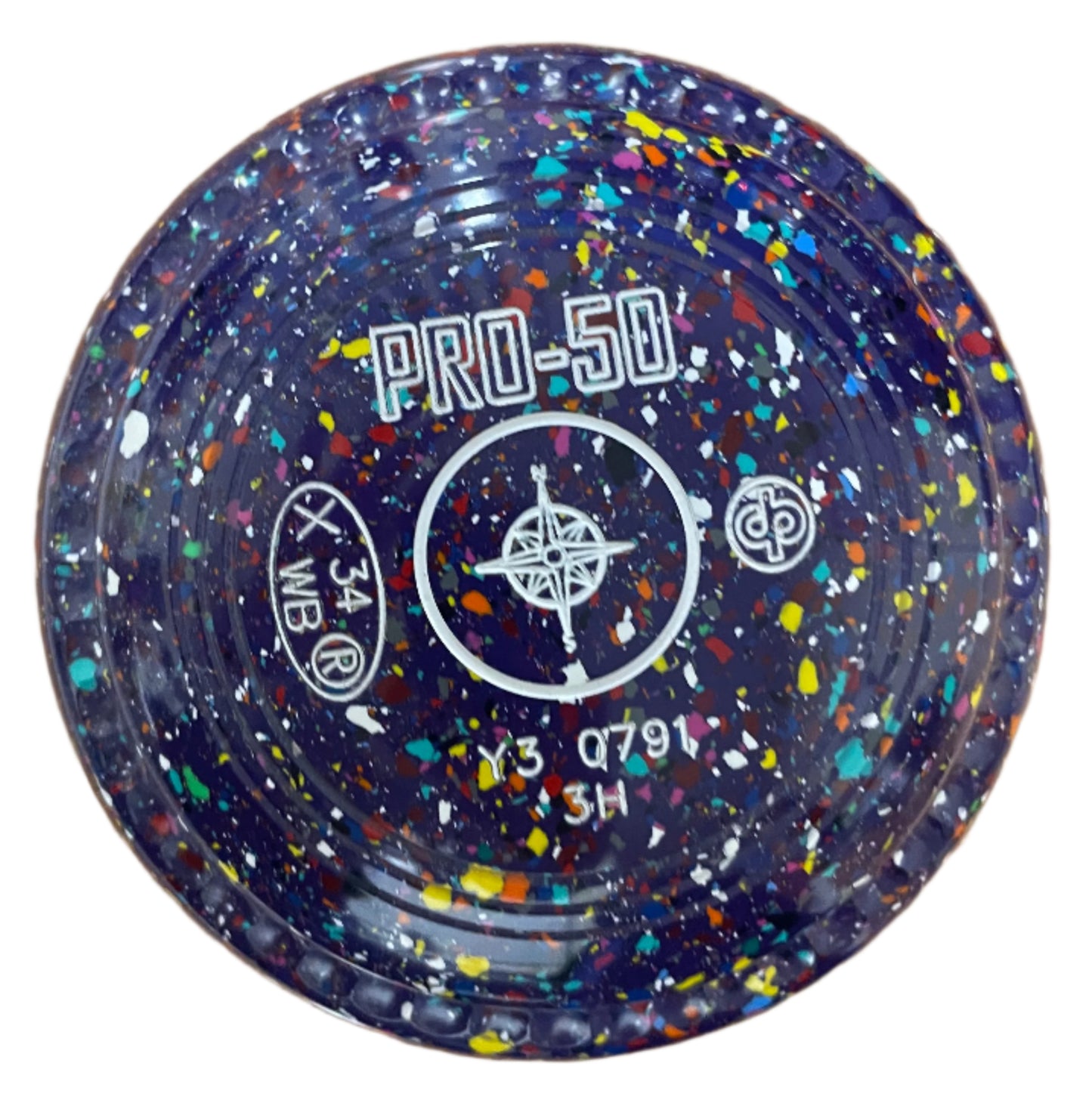 Drakes Pride Pro 50 3H Purple Harlequin Compass Emblem ( D )