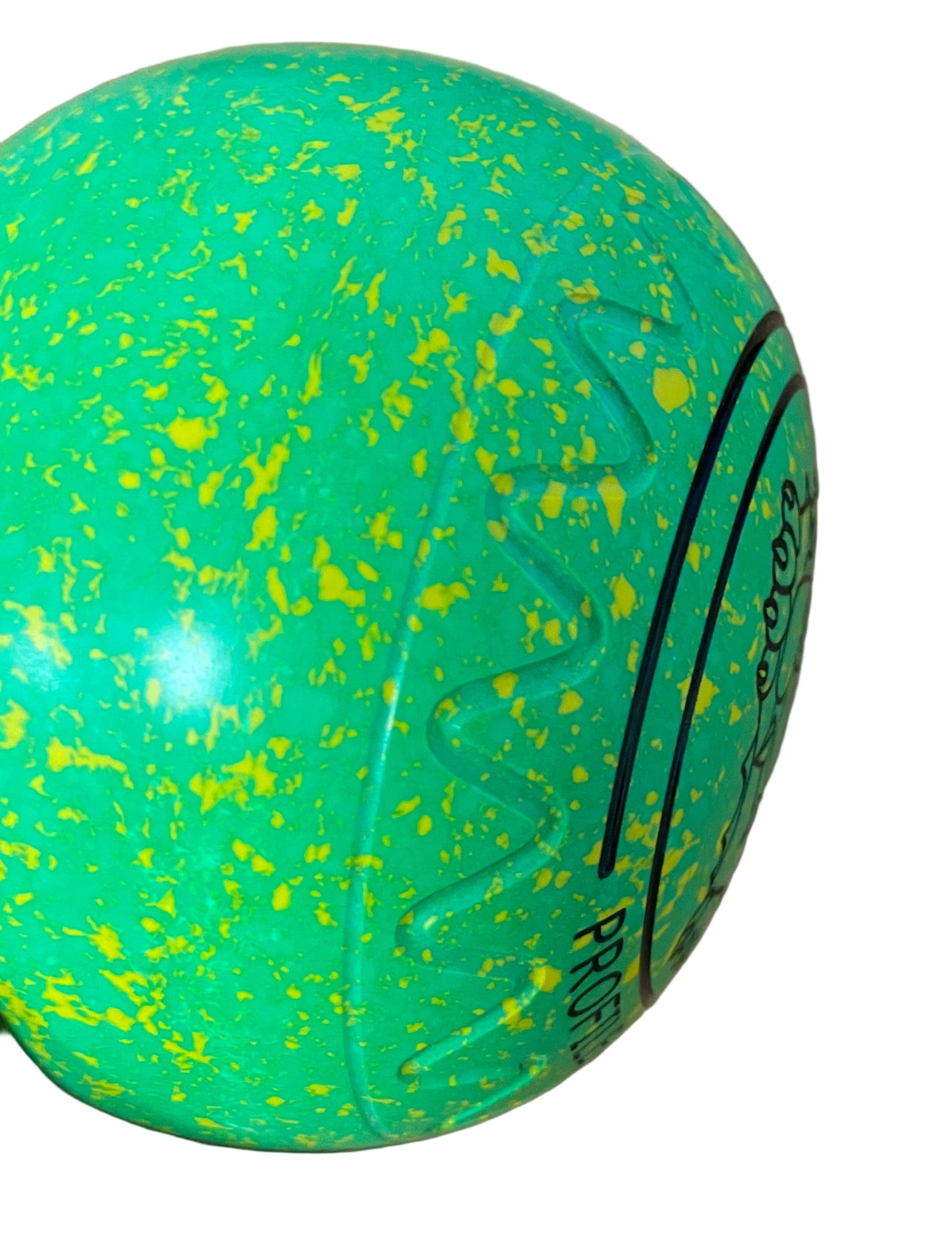 Aero Profile 2H Speckled Lime Dog Emblem ZigZag Grip
