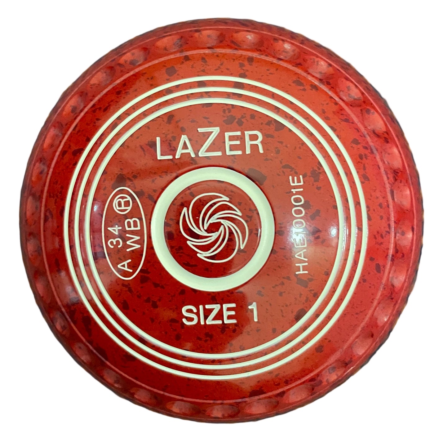 Taylor Lazer 1H Cherry Red Geometric Emblem Front