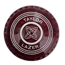 Taylor Lazer 3H Maroon Red Geometric Emblem