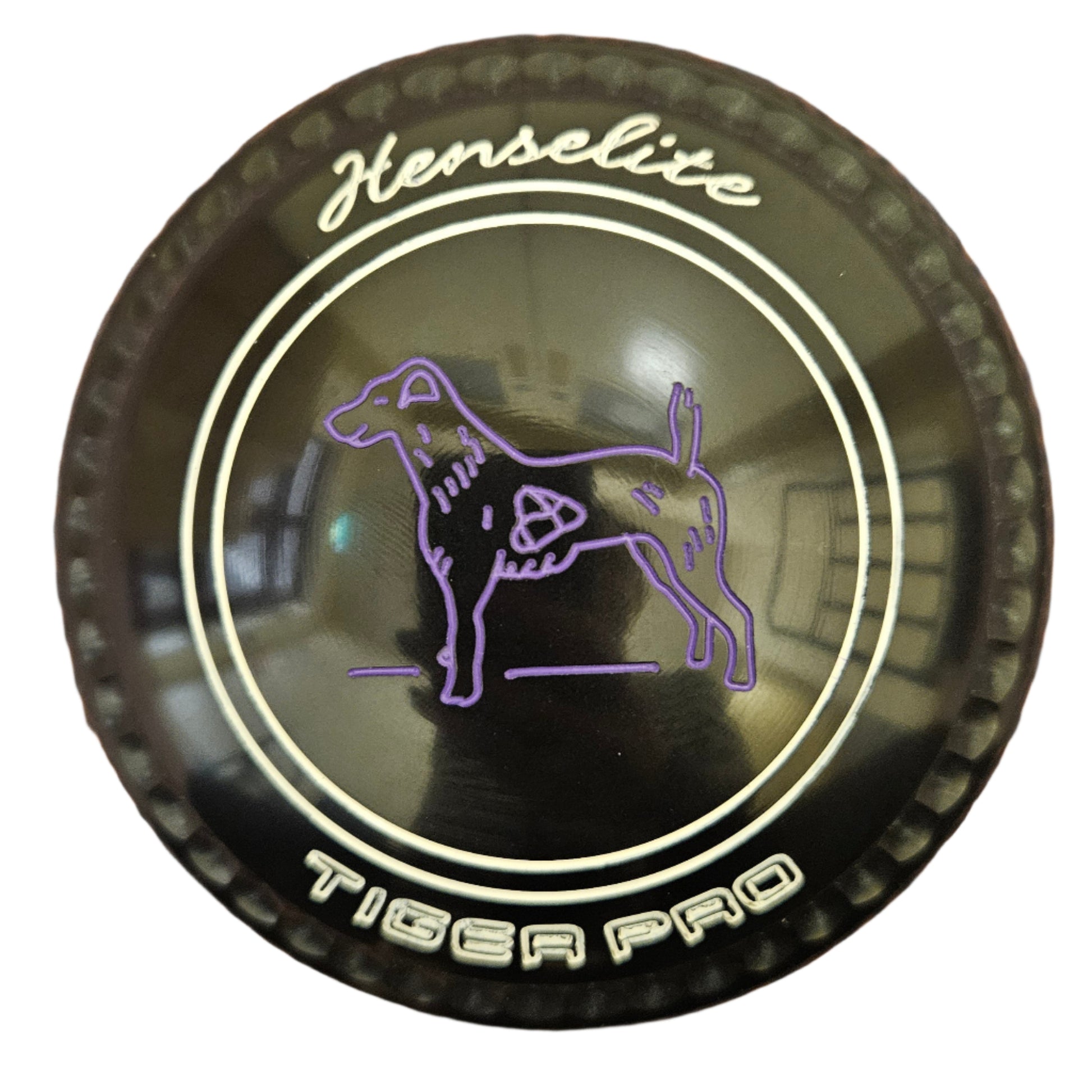 Henselite Tiger Pro 1H Black Dog Emblem REAR