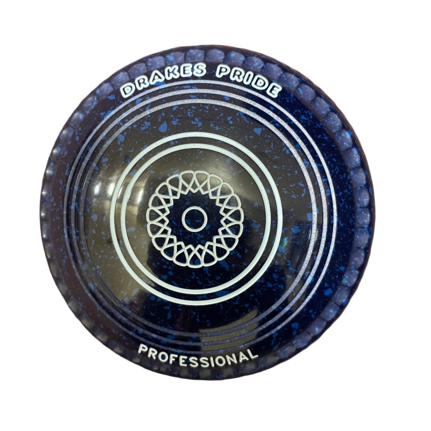Drakes Pride Pro 50 0000H Blue Blue Geometric Emblem REAR