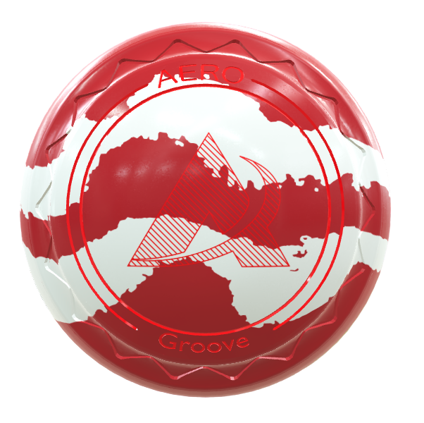 Aero Groove & Quantum Red/White Swirl Bowls with red paintwork