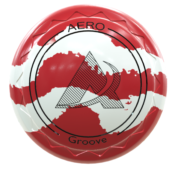 Aero Groove & Quantum Red/White Swirl Bowls with black paintwork