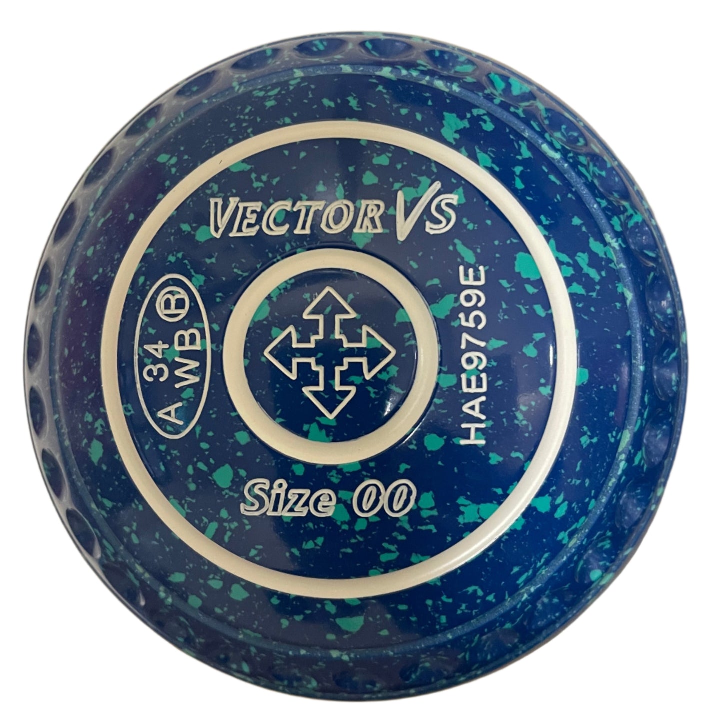 Taylor Vector VS 00H Blue Mint Bowls – Geometric Emblem