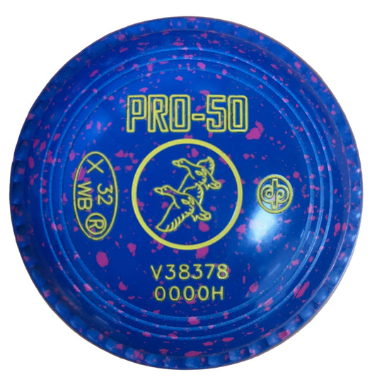 Drakes Pride Pro 50 0000H Blue Pink Birds Emblem WB32