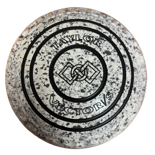 Taylor Vector Vs 1H White Steel Geometric Emblem Back