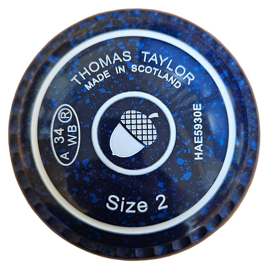 Taylor Ace 2H 50/50 Cherry Red/Blue Blue Acorn Emblem Xtreme Grip FRONT