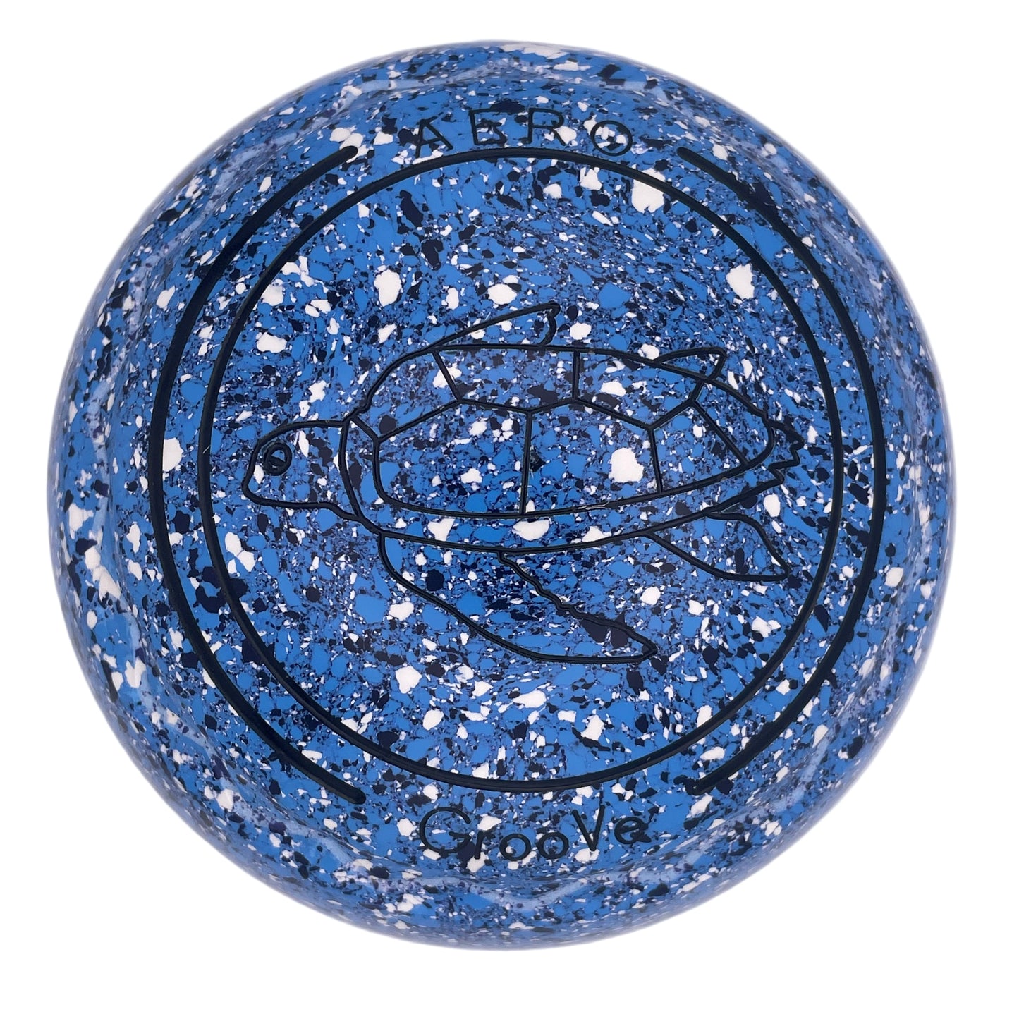 Aero Groove 2H Speckled Sharks Z-Scoop Turtle Emblem Front 