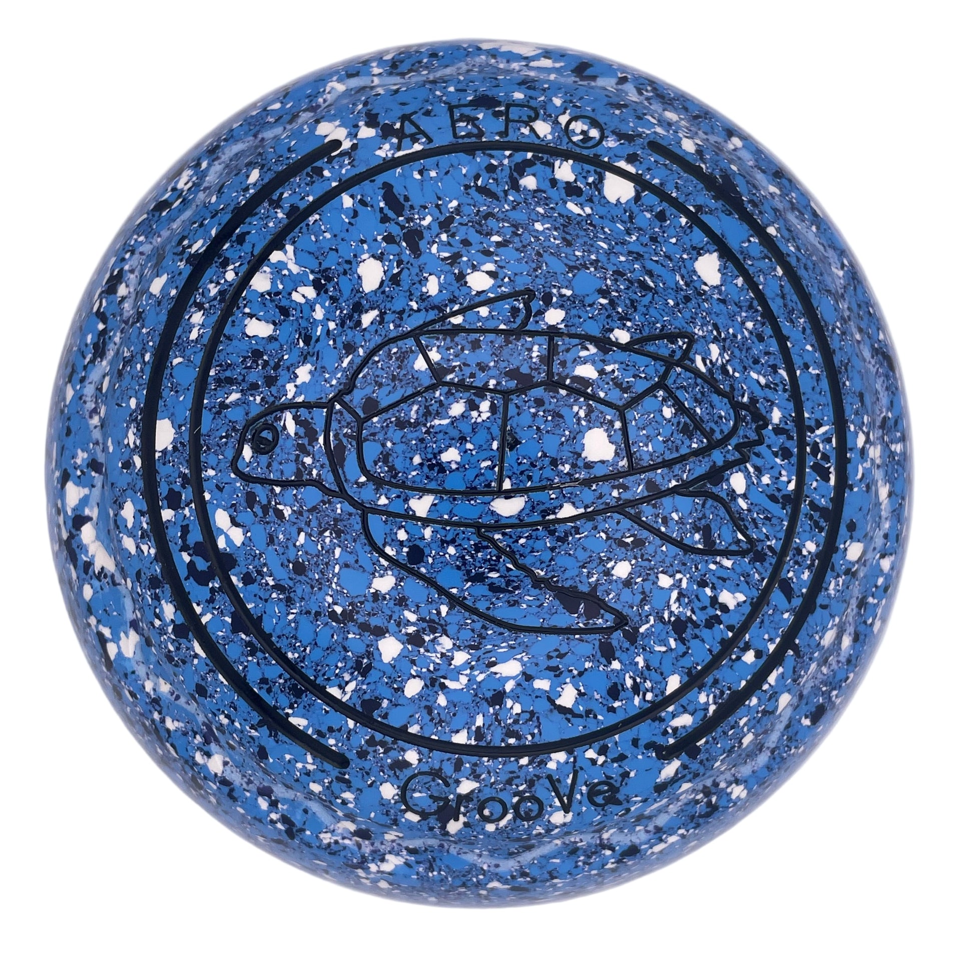 Aero Groove 2H Speckled Sharks Z-Scoop Turtle Emblem Front 