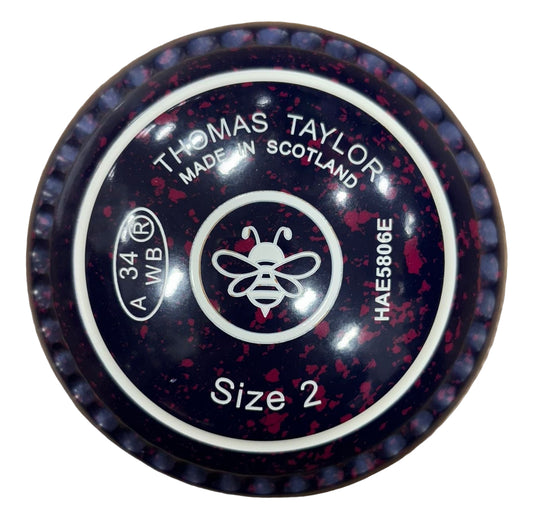 Taylor Ace 2H Dark Blue Magenta Bee Emblem Xtreme Grip