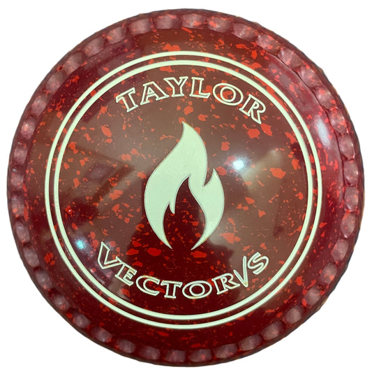 Taylor Vector Vs 1H Maroon Red Flame Emblem Xtreme Grip BACK
