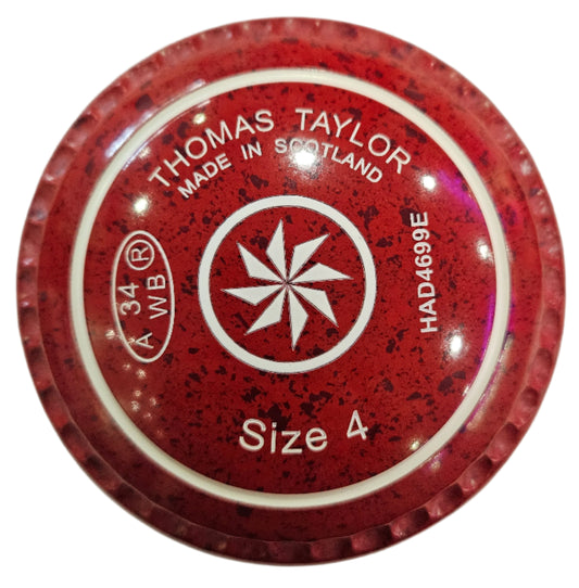 Taylor Ace 4H Cherry Red Pinwheel Emblem Xtreme Grip (D)