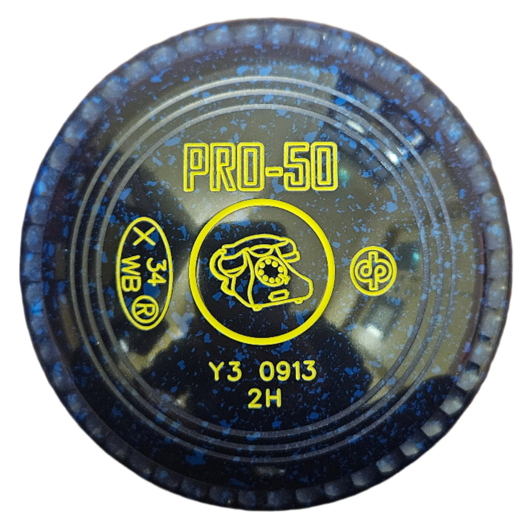 Drakes Pride Pro 50 2H Blue Blue Telephone Emblem