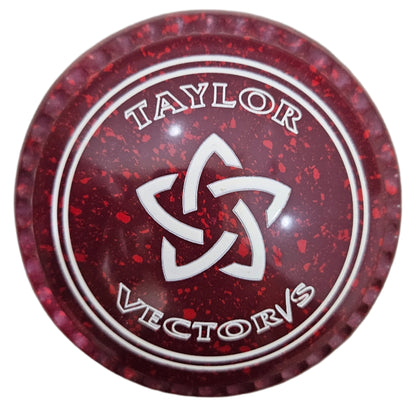 Taylor Vector Vs 00H Maroon Red Star Emblem Xtreme Grip REAR