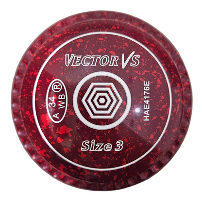 Taylor Vector Vs 3H Maroon Red Geometric Hexagon Emblem Xtreme Grip