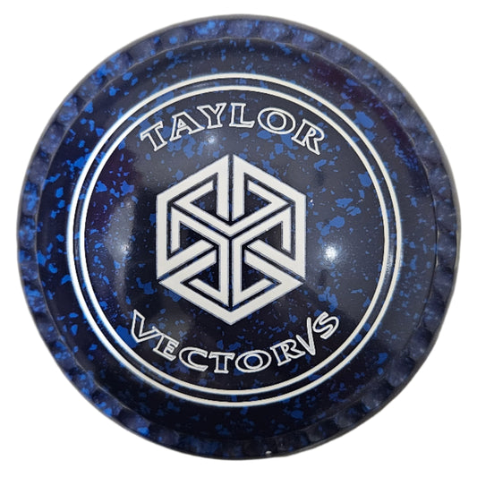 Taylor Vector Vs 4H Blue Blue Geometric Cube Emblem Xtreme Grip REAR