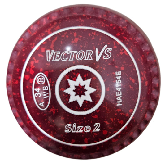 Taylor Vector Vs 2H Maroon Red Star Emblem Xtreme Grip FRONT