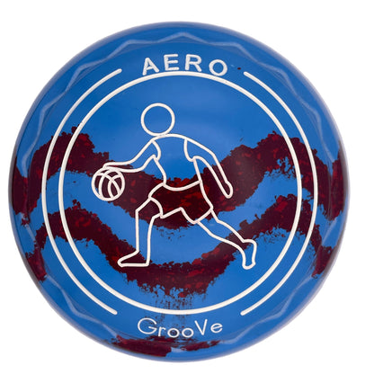 Aero Quantum 2H Solid Blue - Maroon Swirl Z-Scoop Basketball Emblem