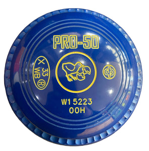 Drakes Pride Pro 50 00H Solid Blue Chick Emblem