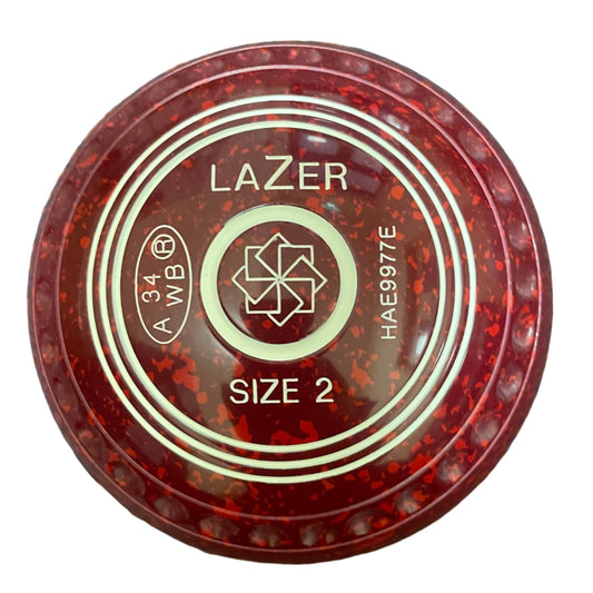 Taylor Lazer 2H Maroon Red Geometric Emblem (R.S)